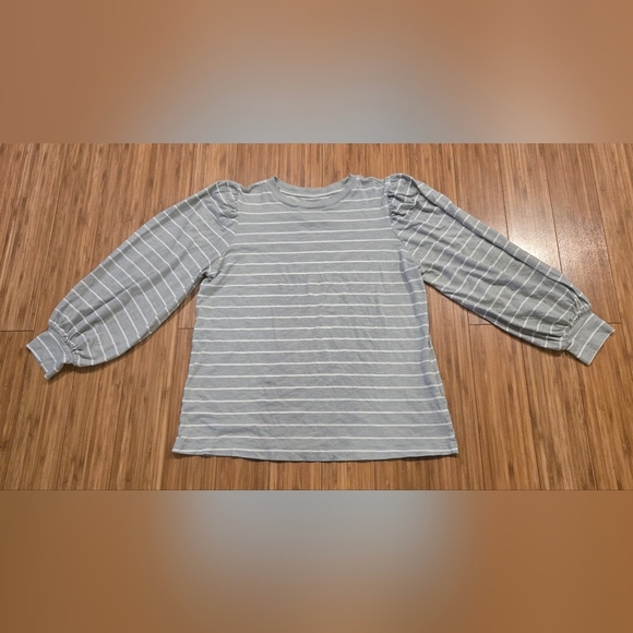 NWOT Maurcies Striped Long Sleeve Top - Picture 1 of 8